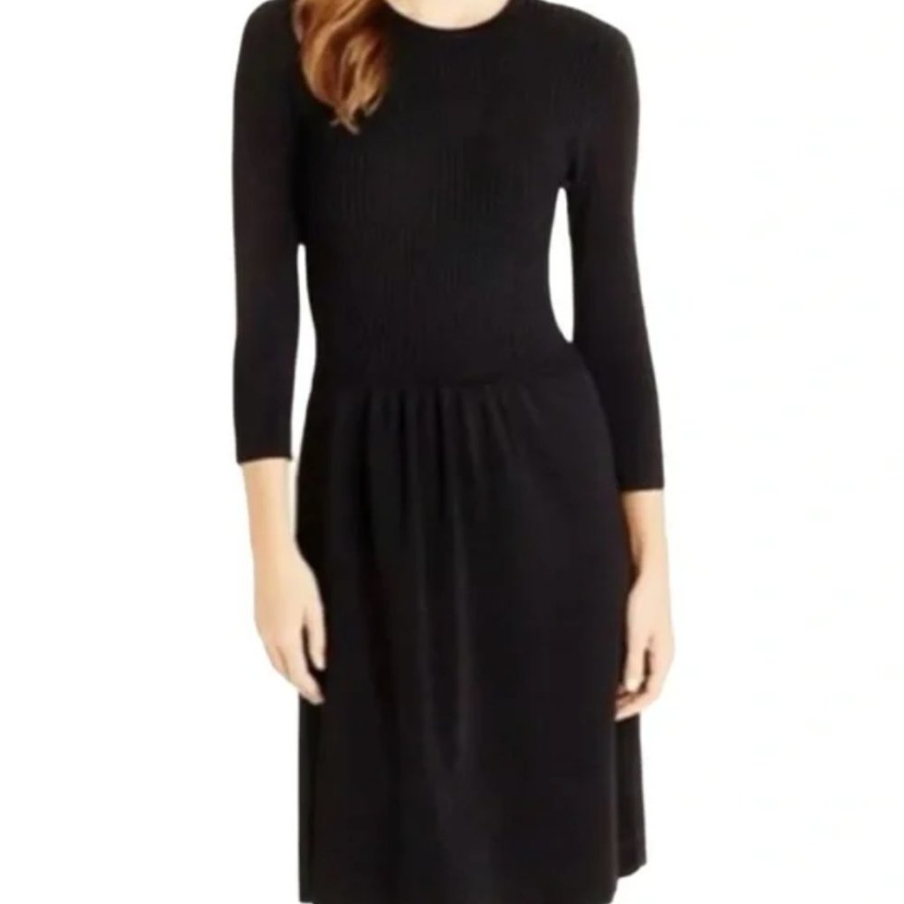 48.) NWT J. McLaughlin Glory 3/4 Sleeve Rayon Nylon Knit Dress Size XL MSRP $248